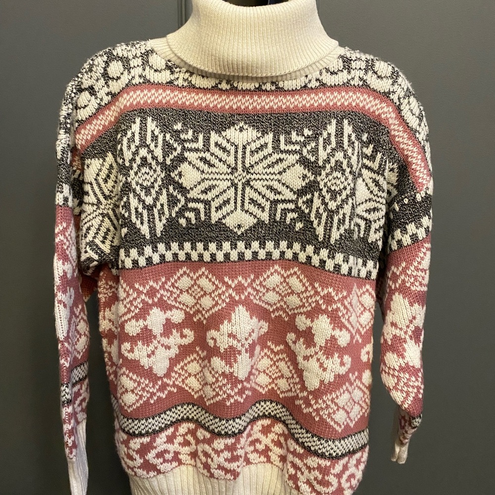 Pink Vintage Knit Sweater